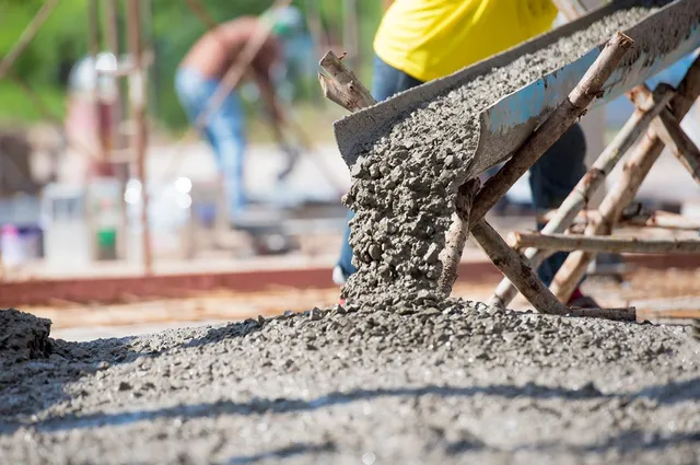 Colocación de concreto en obra